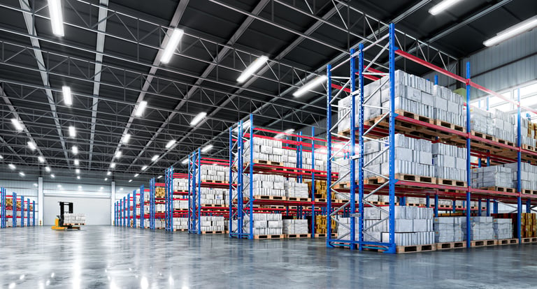 Centro de distribución moderno